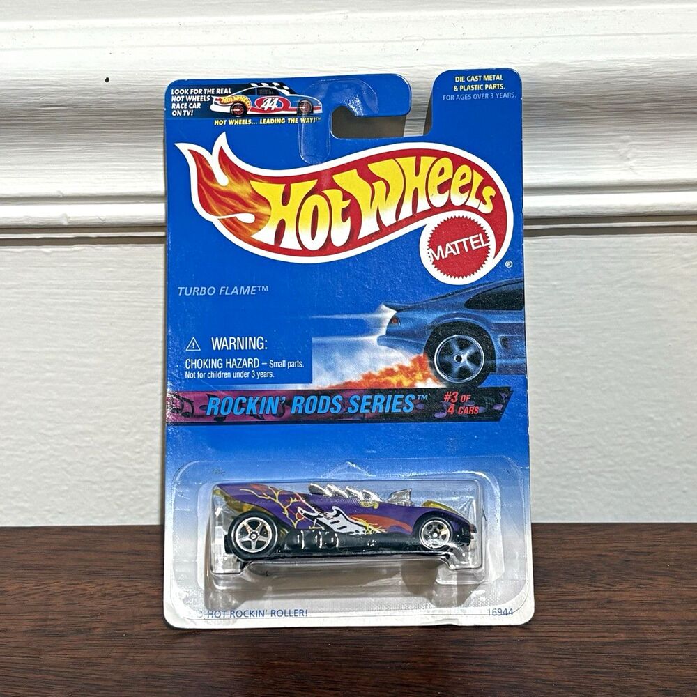 Hot Wheels Rockin' Rods 1997 1:64 Diecast 2-Car Lot Twang Thang Turbo Flame